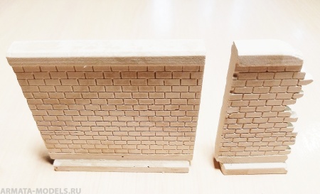 АМ02AB Секция кирпичной ограды 2шт.