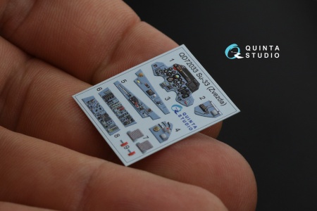 QD72033 3D Декаль интерьера кабины Су-33 (Звезда)