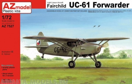 AZ7527 Истребитель  Fairchild UC-61 Forwarder AZmodel Plastic kits