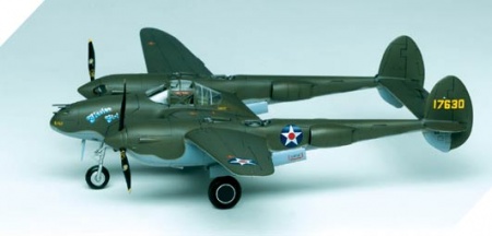 12208 Самолет  P-38F a Academy