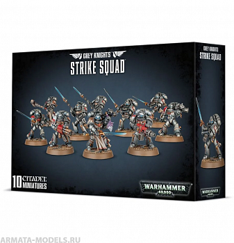 57-08GW Набор Серые Рыцари: Ударный взвод (Grey Knights Strike Squad) 57-08GW Набор Серые Рыцари: Ударный взвод (Grey Knights Strike Squad)