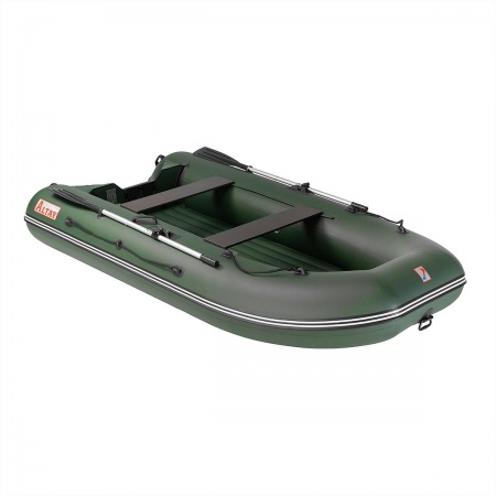 Лодка Алтай А320 зеленый, надувное дно Тонар