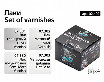 02.407JIM Набор спиртовых лаков Jim Scale