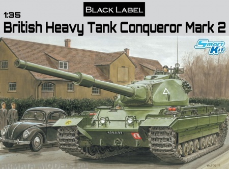 3555Д БРИТ.ТЯЖЕЛЫЙ ТАНК CONQUEROR Dragon