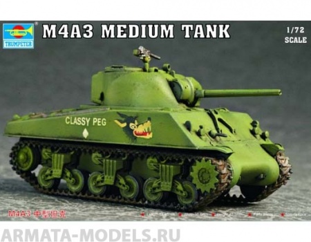 07224P M4A3 Medium Tank Trumpeter