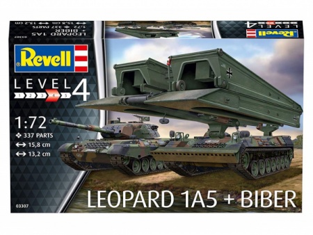 03307 Танк Leopard 1A5 & Bridgelayer Biber Revell