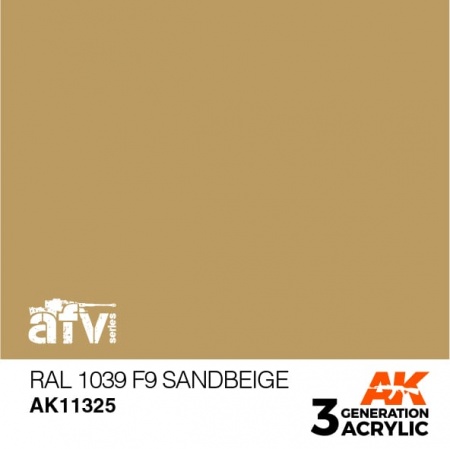 AK11325 Краска акриловая 3Gen RAL 1039 F9 Sandbeige