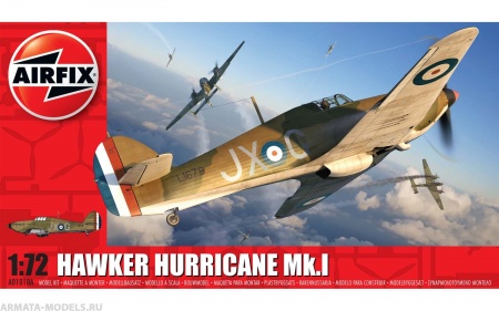 A01010A Сборная модель самолета Hawker Hurricane Mk1 Airfix