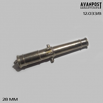 12.033/ВАП Бронзовый ствол для русской 12-фунтовой пушки средней пропорции