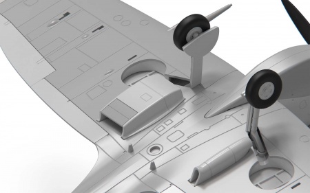 A02108 Сборная модель самолета Supermarine Spitfire Mk Vc Airfix