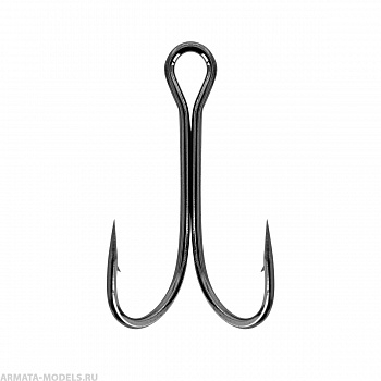 Крючок двойной SD-36 №3/0 цвет BC (20шт) (HS-SD-36-3/0) Helios( цена указана за упаковку, в количестве 20шт.)