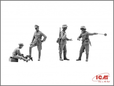 Набор фигурок 35561 Фигуры Германский патруль (1939-1942 г.) ICM Набор фигурок 35561 Фигуры Германский патруль (1939-1942 г.) ICM
