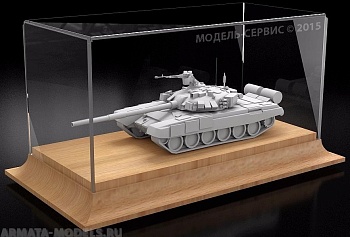 MSD1758080 Короб для танков 1:72 на деревянном основании 175х80х80 мм.