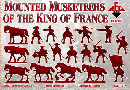 RB72146 Фигуры Mounted Musketeers of the King of France Red Box