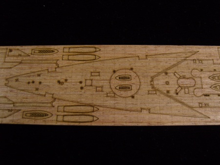 AW20023 Деревянная палуба для HMS RENOWN 1942