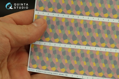 QL48002 Германский WWI 5-цветный Лозенг (нижние поверхности)