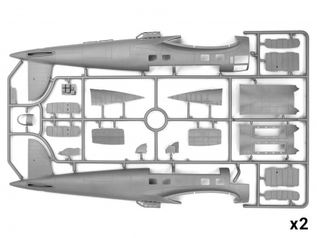 48260 He-111 Z1 Zwilling WWII German Glider Tug, Германский буксировщик планеров II МВ ICM 48260 He-111 Z1 Zwilling WWII German Glider Tug, Германский буксировщик планеров II МВ ICM