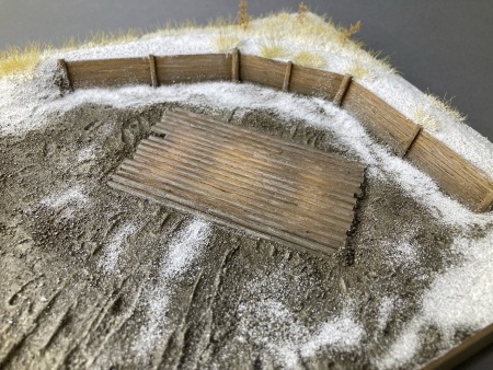 HM01015 Блиндаж для пушки (зима)