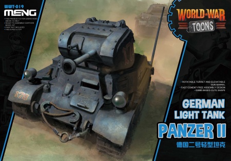 WWT-019 Сборная модель Немецкий лёгкий танк Panzer II Meng