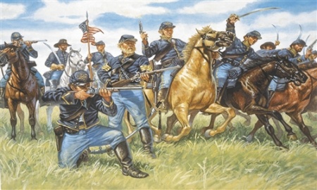 6013ИТ Солдатики Union Cavalry (American Civil War) Italeri