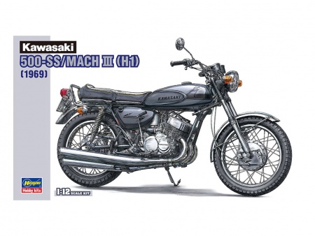 21510-Мотоцикл Kawasaki 500-SS/MACH III Hasegawa