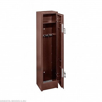 Шкаф металлический для хранения оружия "Гарант" 1400х300х250 (T-SG-206) Тонар