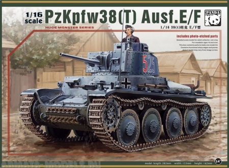 PH16001  Panzer 38(t) Ausf. E/F Panda Hobby