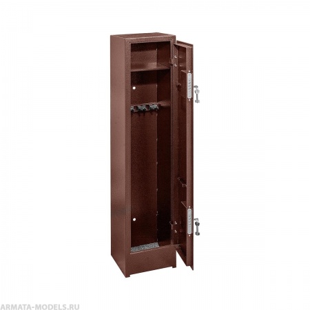 Шкаф металлический для хранения оружия "Гарант" 1400х300х250 (T-SG-206) Тонар