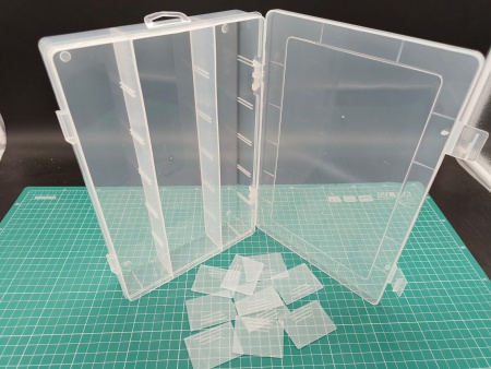 MW-BOX06 Прозрачный пластиковый ящик для хранения 26.5х17х4см