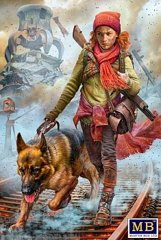 MB35215 Фигуры, Постапокалиптика. Битва в пустыне. Клан Черепа - Дальний Рейд. Набор №3. Где я? Заноза