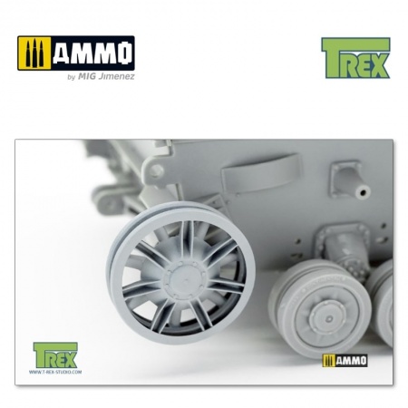 TR35038 Натяжное колесо PzKpfw IV Idler Cast Version