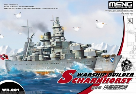 WB-002 Warship Builder Series Scharnhorst Meng