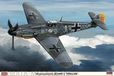 08221 Самолет Bf109F-4 Priller Hasegawa