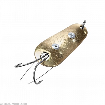 Блесна Колеб.незацеп. Шторлинг Б 14гр 05 латунь чешуя (PR-Sh-N-B-14-05) Premier( цена указана за упаковку, в количестве 5шт.)