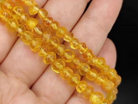 AAM0038 Бусы из натурального янтаря детские