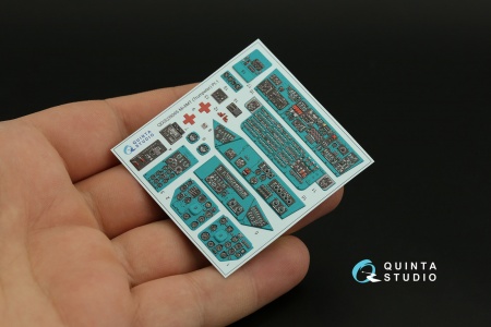 QD35065 3D Декаль интерьера кабины Ми-8МТ (Trumpeter)