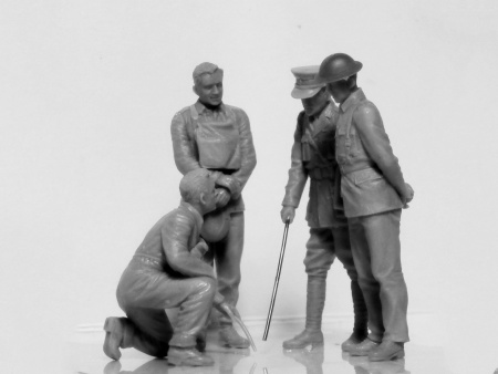 35708 Фигуры, Британский танковый экипаж І МВ ICM