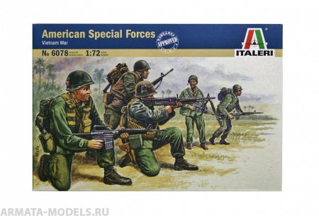 6078ИТ Солдатики American Special Forces Italeri