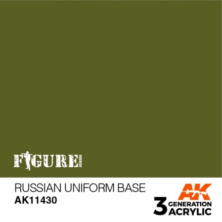 AK11430 Краска акриловая 3Gen Russian Uniform Base