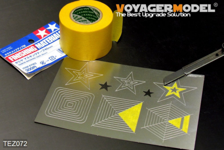 TEZ072 Трафарет для резки масок Masker Easycutting 4 (GP)