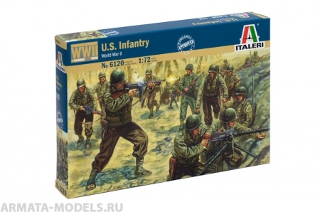 Набор фигурок 6120ИТ Американская пехота Italeri