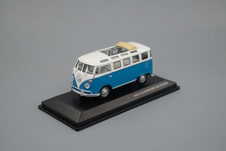 43208BLT 1962 Фольксваген микроавтобус (откр. крыша) Серия Премиум (голубой) Lucky Toys