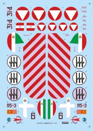 SH48183 IMAM (Romeo) Ro.37 A30 engine Special Hobby