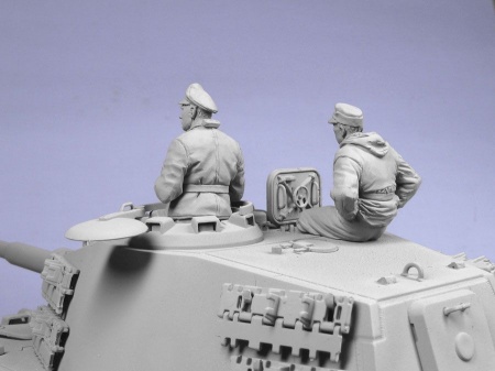 Т-35003 Немецкий танковый экипаж, зима 1944-45 гг (3) Tank