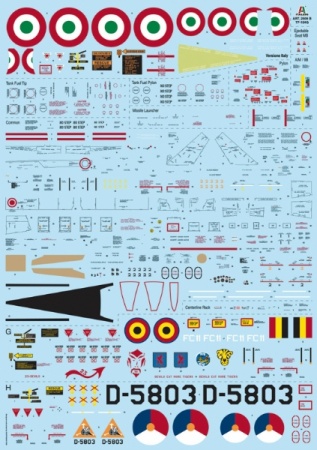 2509ИТ Самолет TF-104 G   STARFIGHTER Italeri