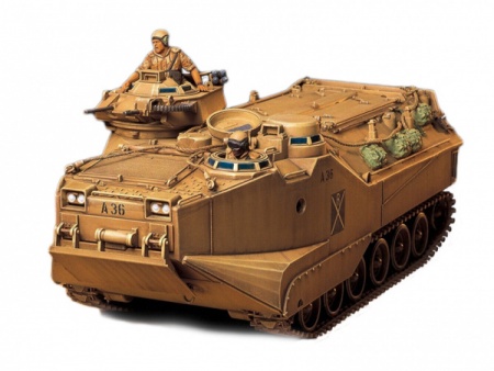 35159T Американский бронетранспортер морской пехоты U.S. Marine AAVP7A1 w/UGWS Tamiya