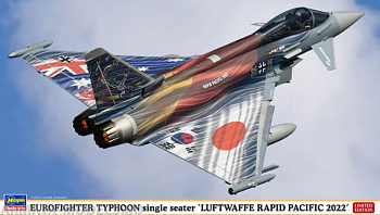02430-Одноместный истребитель EUROFIGHTER TYPHOON single seater LUFTWAFFE RAPID PACIFIC 2022 02430-Одноместный истребитель EUROFIGHTER TYPHOON single seater LUFTWAFFE RAPID PACIFIC 2022