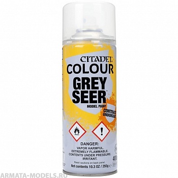 62-34GW Баллон с краской: Спрей: серый провидец (400мл) (GREY SEER SPRAY 400ML (GLOBAL)) 62-34GW Баллон с краской: Спрей: серый провидец (400мл) (GREY SEER SPRAY 400ML (GLOBAL))