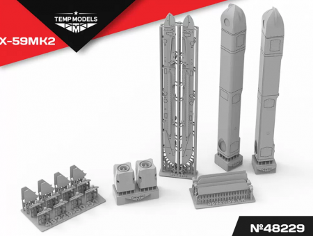 48229 УПРАВЛЯЕМАЯ РАКЕТА Х-59МК2 1/48