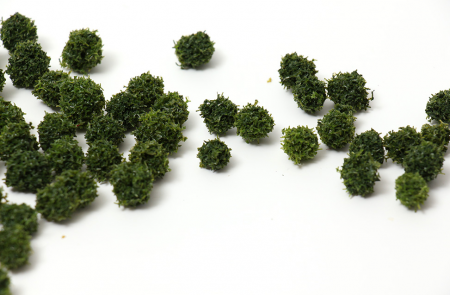 030kd001  Антуражные шарики для макета темно-зеленые. 20шт.